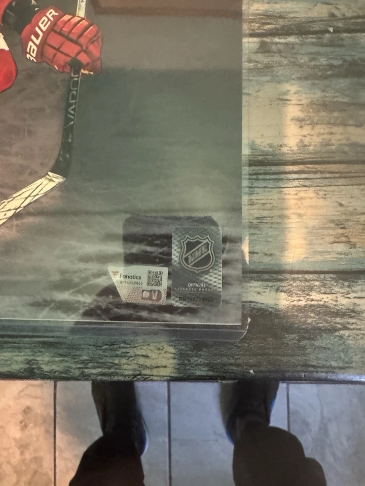 Patrick Kane Detroit Red Wings Signed 11x14 Photo Fanatics Proof Celebration - Image 2 of 2