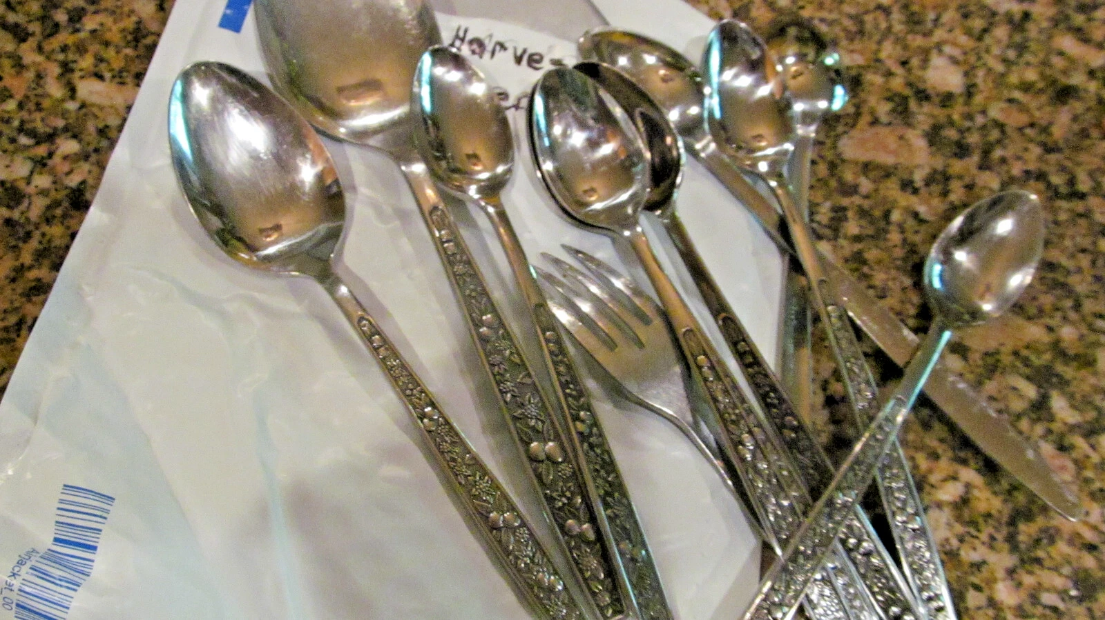 * Pageant HARVEST SALAD FORK 3 TYPES OF SPOON SStainless Japan