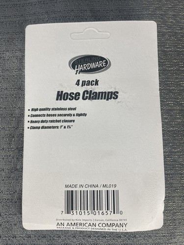 NEW Sterling ML019 4-PC Hose Clamps Size 3:2x1 2X1-1/4" *FREE SHIPPING* - Bild 8 von 15