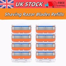 8x Gillete Shaving Razor Blades Refill Compatible for Gillette Fusion 5 Proglide