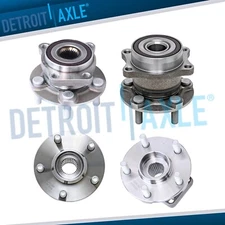 Front and Rear Wheel Bearings and Hubs Set for 2009-2013 Subaru Forester Impreza