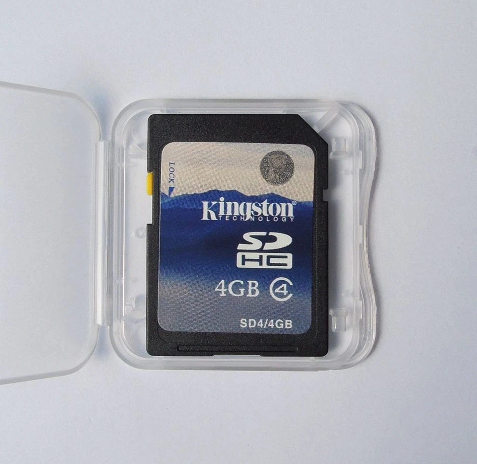 Kingston 4GB SD SDHC Speicher karte Klasse4 Standard Secure Digital C4 f. Kamera - Image 3 of 4