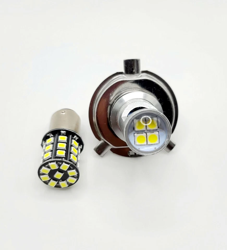 2 bombillas SUPER LED para Polaris Phoenix 200 faro y bombilla trasera 2006 - 2025 Foto 3 de 4