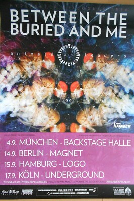 BETWEEN THE BURIED AND ME 2011 - orig. Concert Poster - Konzert Plakat - DIN A1