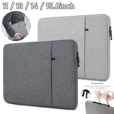 Laptop Bag Sleeve Case Carry Cover Pockets For Apple Mac