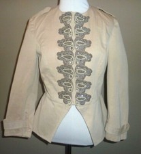 Gryphon New York Women's Jacket Spine Jacket Ivory Small Vintage