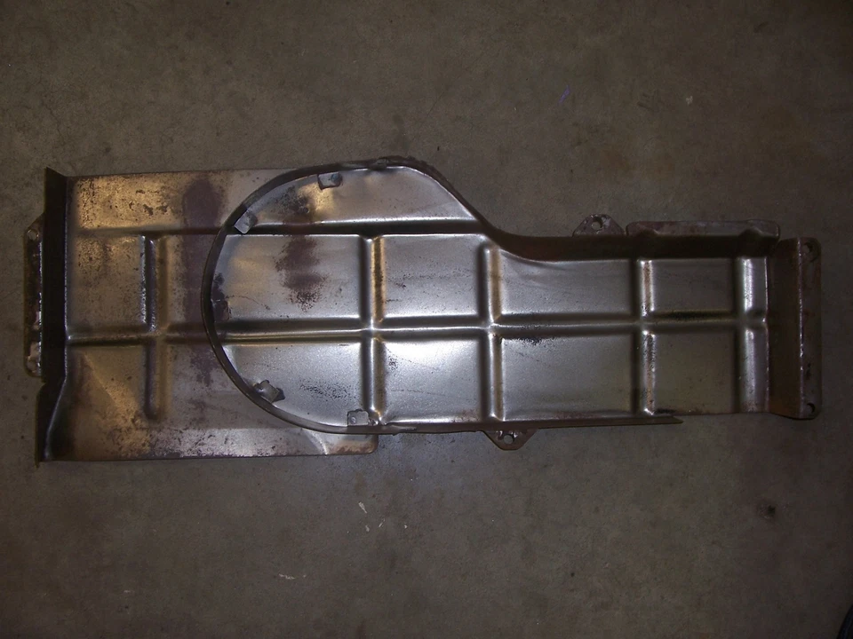 1951 1952 Pontiac 8 interior under seat floor heater duct cover housing rat rod - Image 2 of 2