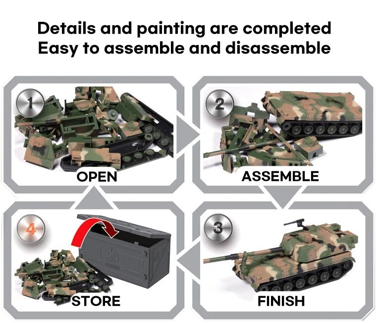 1/80 ACADEMY K9A1 SPH TANK ROK KOREAN ARMY PLA MODEL MILITARY DIECAST 15403 - Image 4 of 4