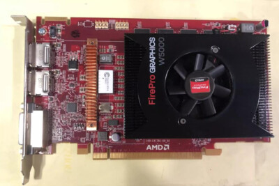 AMD ATI Radeon FirePro W5000 2GB GDDR5 Dual DisplayPort DVI Graphics Card
