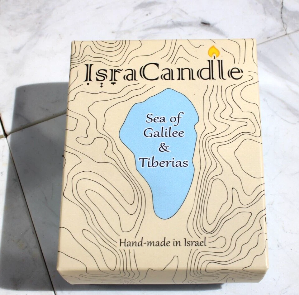 Isra Candle Sea of Galilee & Tiberias Beeswax Handmade-New in Box - Image 2 of 4