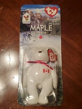 beanie babies rare MAPLE The Bear Rare Hard to find Still in Package