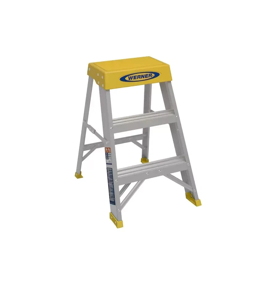2 Ft. Aluminum Step Ladder (8 Ft. Reach Height) with 300 Lbs. Load Capacity Type IA Duty Rating