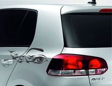 Heckscheiben Aufkleber Auto Glas Tribal CAR STYLE Tattoo Vogel Auge Eye 39