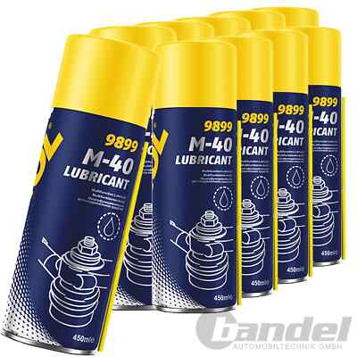 10x 450ml MANNOL M40 ROSTLÖSER MULTIFUNKTIONSÖL UNIVERSAL KRIECHÖL ROSTENTFERNER