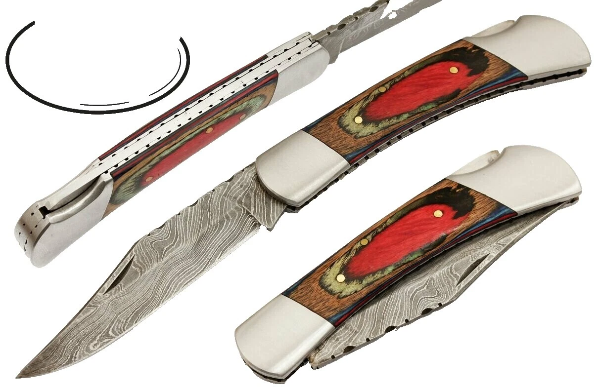 Drop Point Plain Right-Handed Collectible Modern Custom & Handmade Folding Knives
