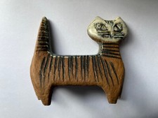 Vintage Lisa Larson Sweden Art Pottery Figurine Gustavsberg Sweden Cat