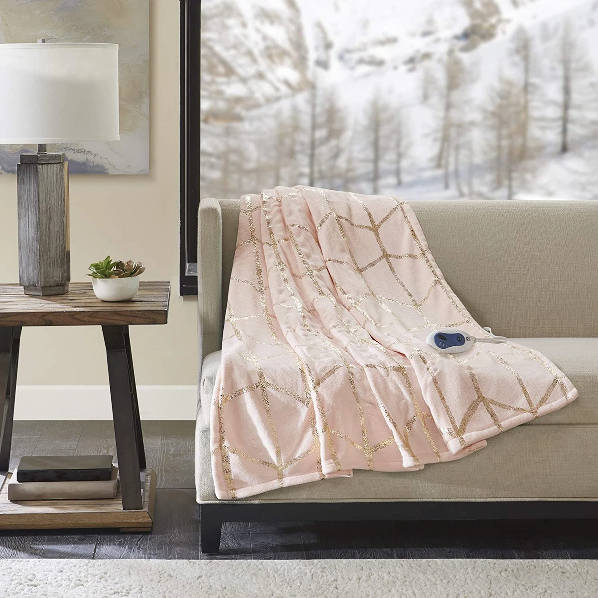 True North by Sleep Philosophy Raina Electric Blanket Plush Throws