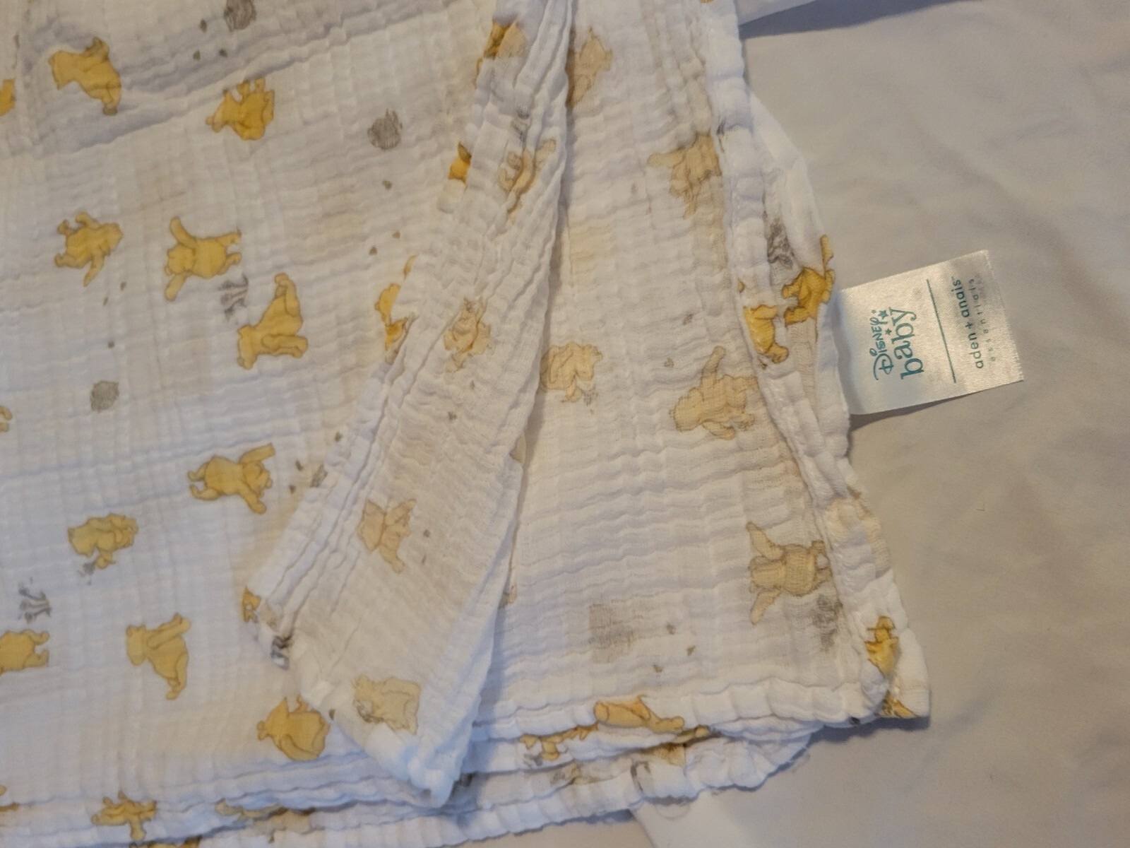Disney Winnie The Pooh Baby Aden + Anais Muslin Swaddle Blanket Classic-image