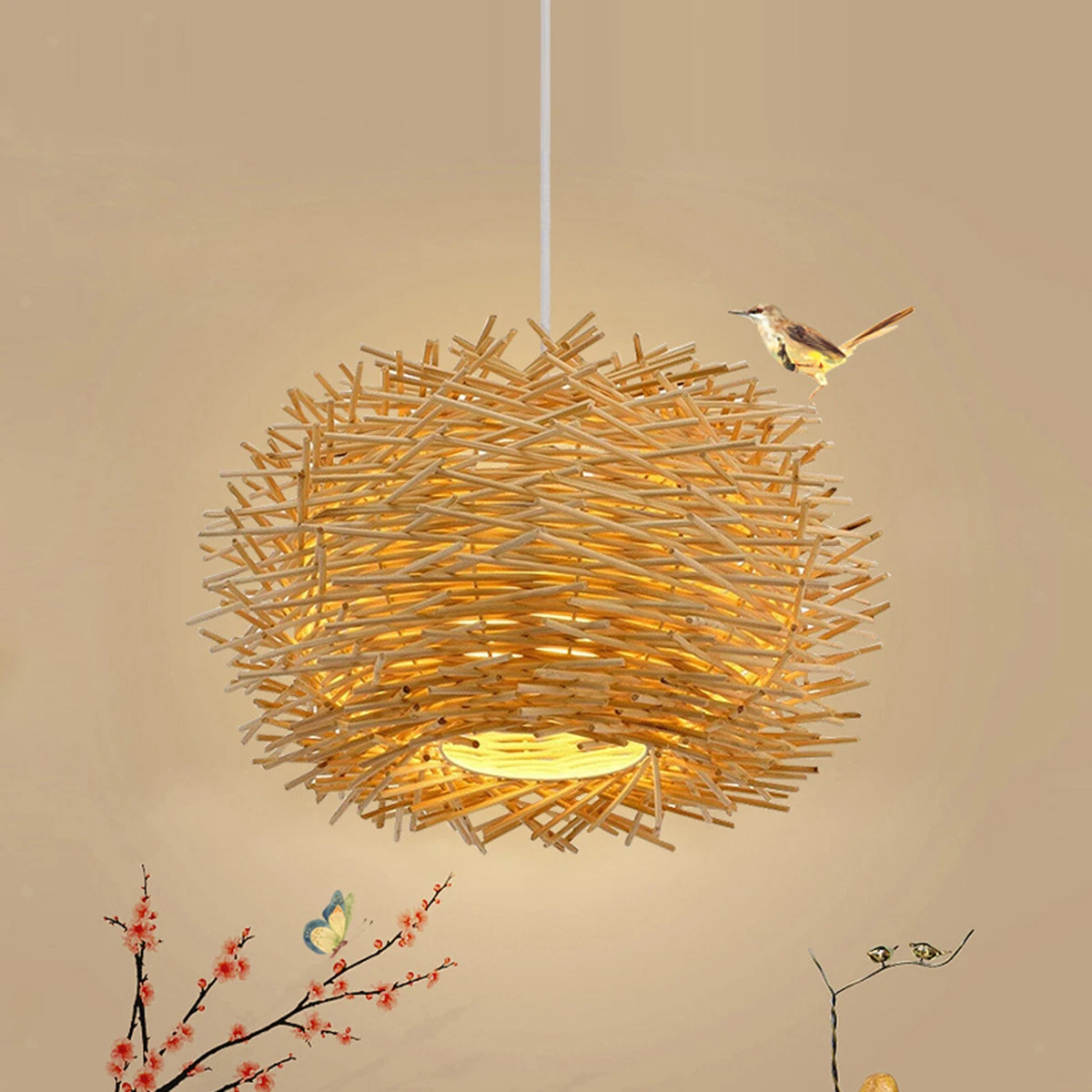 Hanging bird light deals