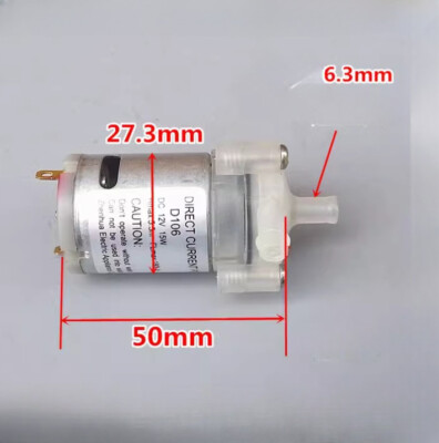 1pcs Centrifugal Water Pump Large Flow Circulating Pump 365 Motor DC12V 15W