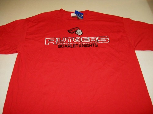 Rutgers University Scarlet Knights Football Tradition Red Team T-Shirt New! XL