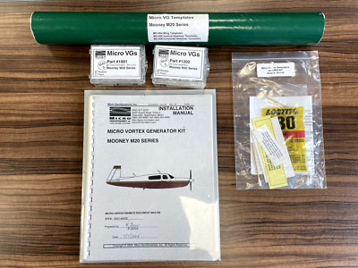 Micro AeroDynamics Inc. Mooney M20 Micro Vortex Generator Kit STC (NEW) 