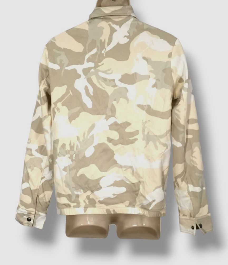 Cappotto Polo Ralph Lauren uomo beige polo pony pony giacca ibrida taglia S