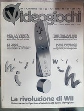 RIVISTA VIDEOGIOCHI LUGLIO AGOSTO 2006 PS3 XBOX WII DS GBA PS2 RIVOLUZIONE WII ☆