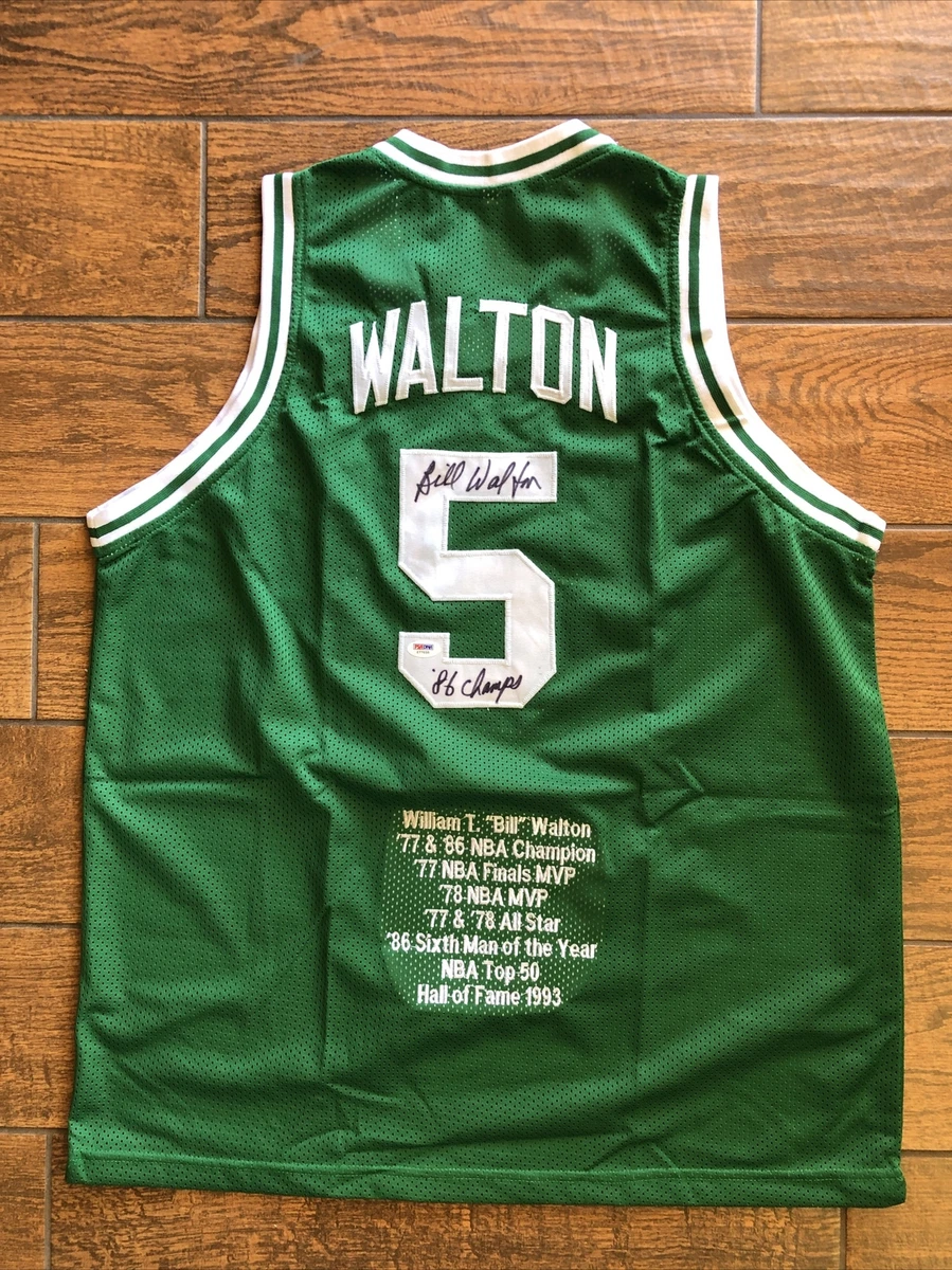 Bill Walton Signed Celtics Hall Of Fame 93 Jersey. Basketball, Lot  #42129