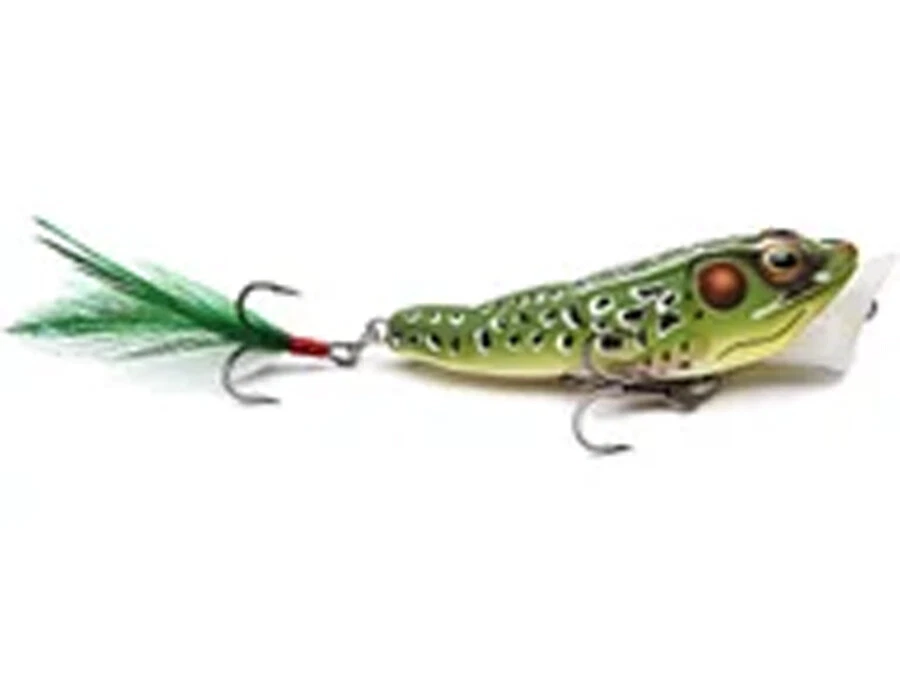 Señuelo de pesca Live Target Frog Topwater Popper (FGP65T) 1/4 oz cualquiera de los 4 colores Foto 4 de 4