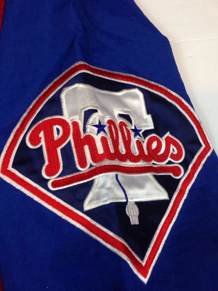 Vintage 90s STARTER Philadelphia Phillies Pull-Over Windbreaker Jacket Mens - L - Image 3 of 4