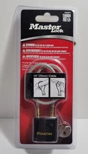 MasterLock 14 Inch Steel Cable Lock with Key Still In Original Packaging