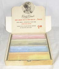 NOS Vtg 50s Curly Comb Store Display W/ 12 Combs