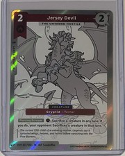 Jersey Devil CP25 037/050 Sketch Card Metazoo TCG 2025 Convention Pack