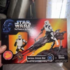 Star Wars: Power of the Force Imperial Speeder Bike - 1995 New #ss