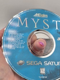 Myst Sega Saturn Complete Tested Authentic CLEAN! Manual & RegCard *CCGHouse* VD