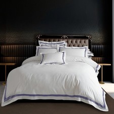 Luxury Monarch Duvet Quilt Cover Hotel Quality Soft Devore Bedding Set All Sizes