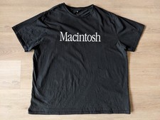 Vintage Official Apple Macintosh Computer Logo T Shirt 2XL Single Stitch RARE