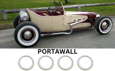 13'' Gummi Topper Portawall Reifen Trim Neu Für VW Ford Chevy Free Ship