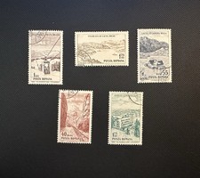 Romania 1964-1965 Used Stamps - Tourism & Landscapes Lot of 5