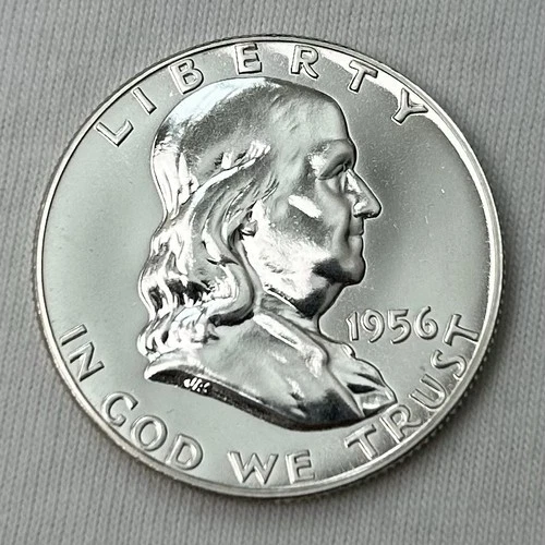 1956 FRANKLIN HALF DOLLAR OVER 50 YRS OLD PROOF