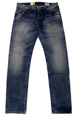 G-STAR Herren Medium Aged Destroy 3301 Low Tapered Jeans UVP 80£