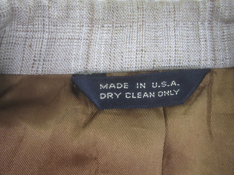 De Colección Phoenix Ropa Chaqueta Para Hombres 40 Beige Botón Blazer Abrigo Deportivo Amalgamado Foto 3 de 4