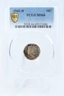 1942-D PCGS MS66 Mercury Dime Business Strike 10C