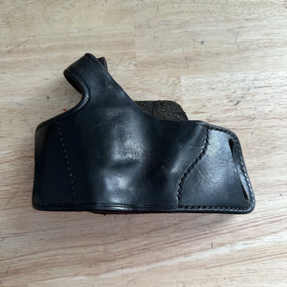 Funda de cinturón negra ocultación Don Hume H717 No.3 para marco en J S&W derecha Foto 4 de 4