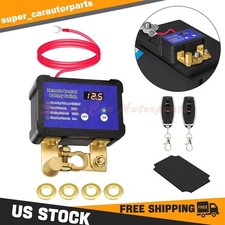 Remote Battery Disconnect Switch 12v24v 240a Kill Switch Led Voltmeter Display Remote Battery Disconnect Switch 12v24v 240a Kill Switch Led Voltmeter Display