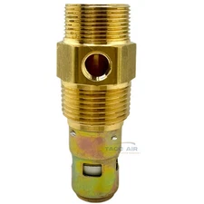 3/4" Compression Thread x 3/4" Male NPT Air Compressor In Tank Check Valve Brass