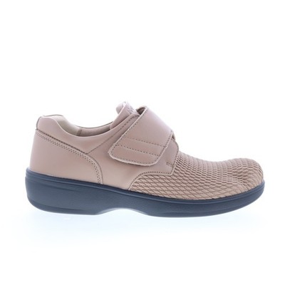 Propet Olivia WPRX25 Womens Brown Leather Strap Lifestyle Sneakers Shoes 9.5