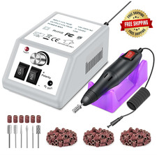 Maquina De U as Acrilicas Kit Taladro Lima Para Manicura Pedicura Gel Electrica