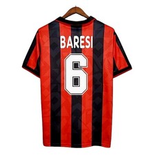 AC Milan 1993/94 Retro Home and Away Maldini #3 Baresi #6 Shirt